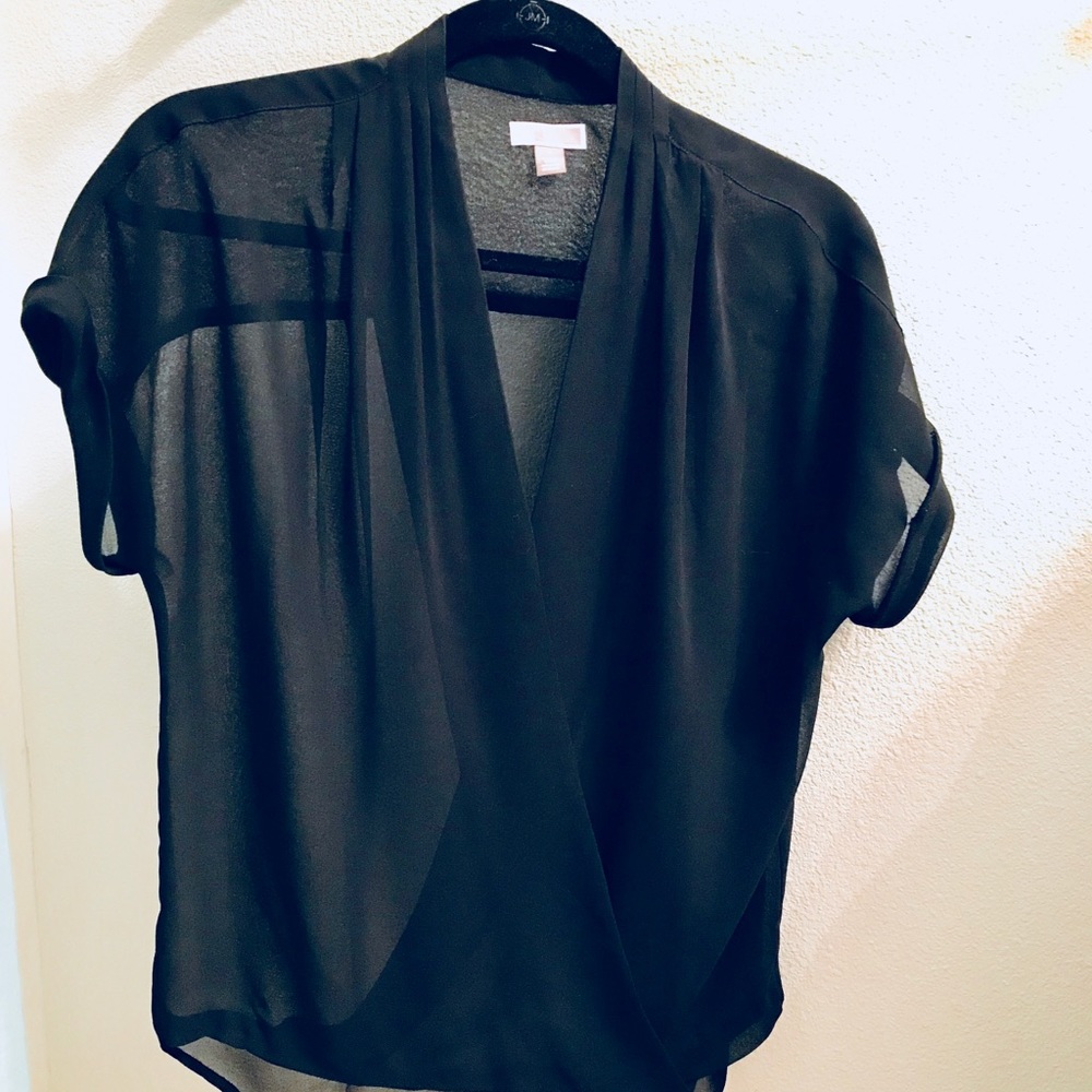 Sheer Black Blouse